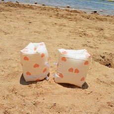 암홀더 팽창식 듀얼 장비 워터슬리브 도톰한 풍 성인용 튜브 에어백, 하트 암밴드, 1개