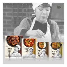 [김수미] [ 한상차림]간장 돼지갈비찜 800g*1팩+애호박찌개 500g*1팩+소고기 강된, 상세 설명 참조