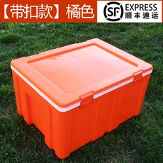 60L 대형 아이스박스, 60L [SF 익스프레스] 오렌지 [버클 스타일] (아이스 백 10 개 무료)
