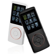 40시간 연속 재생 MP3 플레이어 8GB, BIT-550M, 화이트 - 480i디빅스플레이어