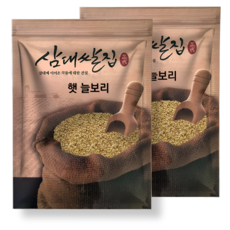 24년산 국산 햇보리쌀 햇 늘보리쌀 늘보리 널보리 꽁보리 옛날보리, 1개, 2kg