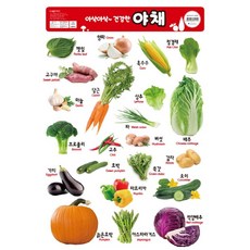 아삭아삭 건강한 야채(양면 벽보):, 꾸러기