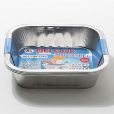 직화 간편한 알루미늄 만능 멀티냄비 정사각2호 3P, 3개