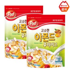 포스트 아몬드후레이크620g, 620g, 2개