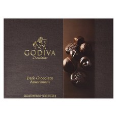 Godiva 고디바 각종 다크 초콜릿 27피스 301g Assorted Dark Chocolate