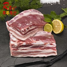 [루루축산] 돼지고기 삼겹살 2kg 판삼겹(원육) 수입돼지고기, 1팩
