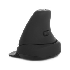 빌리온톤 인체공학 손목클릭 무선 버티컬 마우스, 블랙, RS200WM
