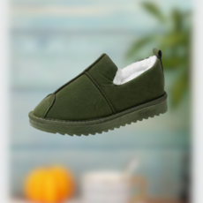 여성용 심플한 라인 어그 슬립온 KG14