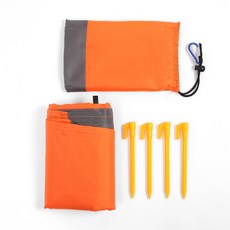 [FullyJully_Store] 디어캠핑 그라운드 시트 돗자리겸용 텐트방수포 200cm, 1개_구매
