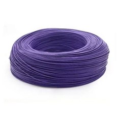 전선 PVC 절연 램프 조명 구리 케이블 LED DIY 라인 600V 2M/5M 24 22 20 18 16 14 12 10 8 AWG UL1015, 02 Purple_01 5m_01 22AWG, 02 Purple_01 5m_01 22AWG