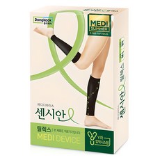 센시안 릴렉스 압박밴드 블랙, 1개, 종아리/무릎형