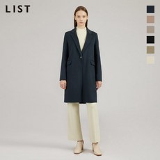 [리스트(LIST)] 울 원버튼 핸드메이드 코트_TWHCTL82040