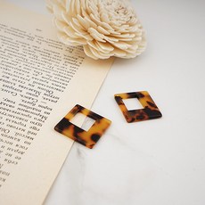 귀걸이재료마름모