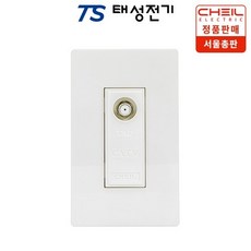 제일전기 디노 화이트 CATV 1방, 1개