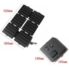 휴대용태양광 캠핑 대용량 태양광 충전기 180W 접는 태양 전지 패널 USB 5V USB 방수 태양 열 충전기 휴대, 07 180W-Six