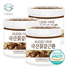 푸른들판 국내산 칡 갈근 환 haccp 인증 휴대용환통 사은품 210gx3통, 선택완료, 단품없음