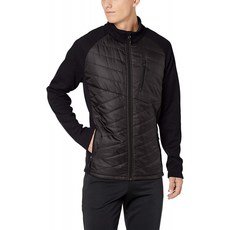 Spyder Men 's Ouzo Full Zip Stryke Jacket 블랙 / 블랙 / 블랙 대형