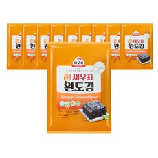 새우표 완도 오리지널 전장김, 25g, 10봉