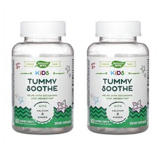 네이쳐스웨이 키즈 터미 배 Soothe 2+ 베리 블라스트 Natures Way Kids Tummy 60정 2개, 60개