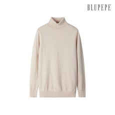 [블루페페] 진주 목폴라 니트탑 P204KSK984_LE