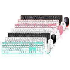 비프렌드 RF1430 무선 키보드 마우스 세트 블랙레드 (키스킨포함), 선택하세요