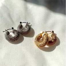 24k순금큐빅귀걸이