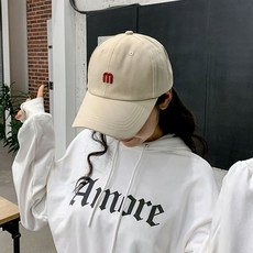 브리딩드림 볼캡 야구모자 코튼 자수 면 남녀공용야구모자/군모