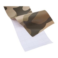 3롤 카모 자동차 스티커 탄소 섬유 오토바이 PVC 비닐 군용 CAMO 삼림지 노란색 위장 152x10cm, 한개옵션1, 1개