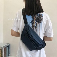 데일리 크로스백 심플 캐주얼 남성 숄더백 스트리트 위드 힙색