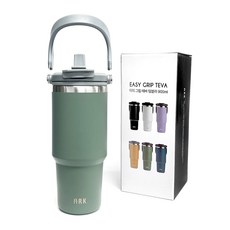 아크 이지그립 스트로우 빨대 대용량 텀블러, 900ml, 그린, 1개