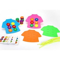 소근육발달놀이옷단추끼우기