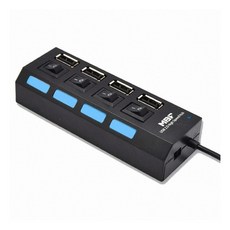 4포트 USB2.0 허브 무전원 MBF-H04 - iq-uh04