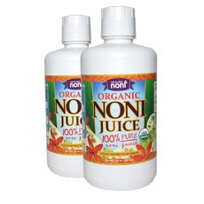 Healing Noni Organic Juice 힐링노니 100프로 퓨어 노니 주스 32oz(946ml) 2팩, 상품명참조, 1개