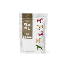 오래살개 강아지 장수간식 100g, 1개, 황태