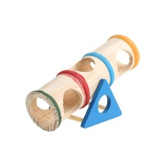 햄스터 장난감 나무 시소 마우스 친칠라 거빌 고슴도치 케이지 하우스 애완 동물, 1 pc, 17x7x6.5cm, 1개