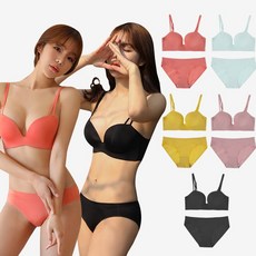 [누디몰] 베이직 5뽕 브라팬티 set(ALL)