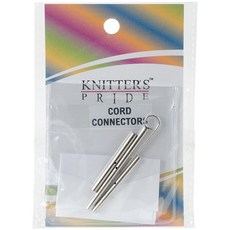 Knitter's Pride 코드 커넥터(3팩) 케이블 키 포함 3.2cm(1.25인치) 및 5.1cm(2인치) - 코드공예