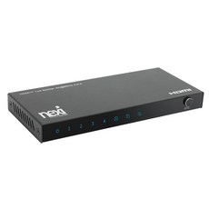 넥시 4K HDMI 1 : 4 분배기 블랙, NX-4K0104SP-60Y