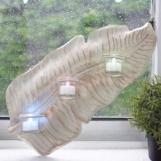 포도C벽장식 조명 이벤트 빈티지 나뭇잎 화이트 장식 촛대, 대