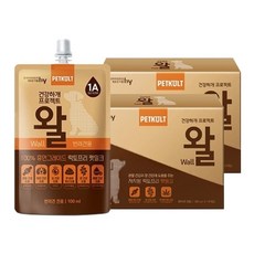 hy 한국야쿠르트 펫쿠르트 건강하개 프로젝트 왈 100mlX10개입X2박스, 100ml, 20개