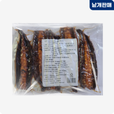 다인 한뼘 민물장어 양념구이 5미 250g(중국산) 한마리장어 장어덮밥 초밥 민물장어 네타, 1개
