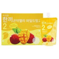 더조은 한끼 곤약 젤리 와일드망고 150ml x 10개/다이어트곤약 곤약젤리