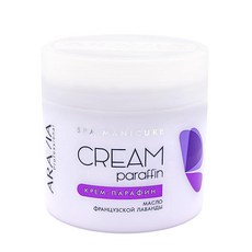 ARAVIA 손 발 관리를 위한 파라핀 크림 레몬 오일 포도씨 포함 | 차가운 테라피 방법 300ml 10.1온스, 라벤더, 1개