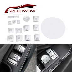 Speedwow 자동차 창 리프트 스위치 버튼 커버 메르세데스 벤츠 a b c e 클래스 w204 w212 gla x156 cla c117 gle w166 ml gl gls, 1개