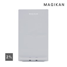 매직캔 스텔라 듀얼댐퍼 휴지통 21L, 그레이(MJ250GG), 1개