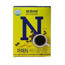 노브랜드 카페N 헤이즐넛향 1g x 100개입 아메리카노 스틱커피 블랙 믹스 인스턴트커피, 한 개, 1개