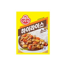 오뚜기 하이라이스 분말, 1kg, 8개
