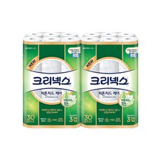 3겹 피톤치드케어 27m 30롤 2개 크리넥스, 크리넥스 3겹 피톤치드케어 27m 30롤 2개, 60개, 30개입