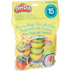 Play-Doh UPC 2 X 파티 백 반죽 15 카운트 (모듬 색상) 2 팩