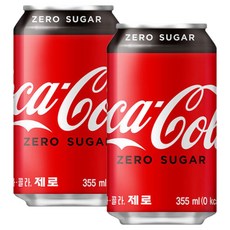 코크제로 코카콜라 제로 캔, 355ml, 24개